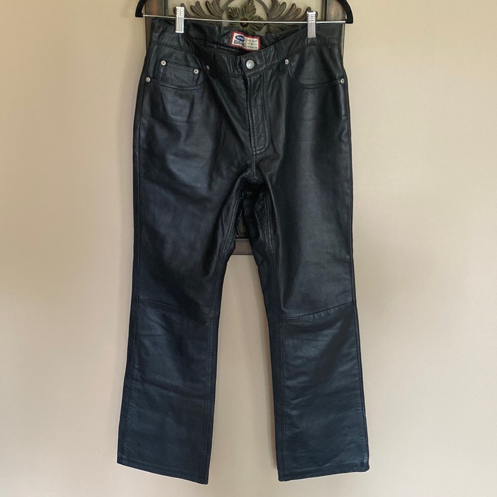 Old Navy leather pants